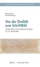 Von der Oralität zum Schriftbild