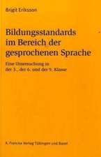 Bildungsstandards im Bereich der gesprochenen Sprache