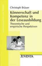 Könnerschaft und Kompetenz in der Leseausbildung