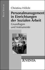 Pesonalmanagement in Einrichtungen der Sozialen Arbeit