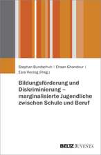 Bildungsförderung und Diskriminierung - marginalisierte Jugendliche zwischen Schule und Beruf