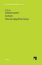 Asthetik (1819/25). Uber Den Begriff Der Kunst (1831/32): Uber Die Grunde Der Entmutigung Auf Philosophischem Gebiet