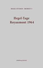 Hegel-Tage Royaumont 1964