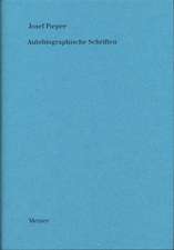 Werke / Autobiographische Schriften