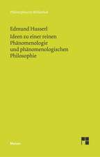 Ideen zu einer reinen Phänomenologie und phänomenologishen Philosophie