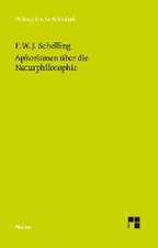 Aphorismen über die Naturphilosophie