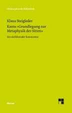 Kants 'Grundlegung zur Metaphysik der Sitten'