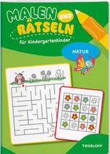 Malen und Rätseln für Kindergartenkinder. Natur