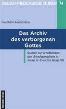 Das Archiv des verborgenen Gottes