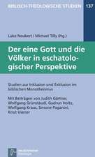 Der eine Gott und die Völker in eschatologischer Perspektive