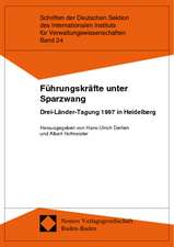 Führungskräfte unter Sparzwang