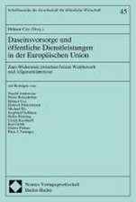 Daseinsvorsorge und öffentliche Dienstleistungen in der Europäischen Union