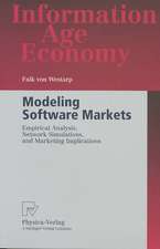 Modeling Software Markets: Empirical Analysis, Network Simulations, and Marketing Implications