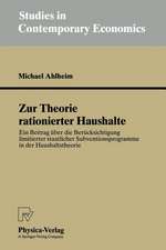 Zur Theorie rationierter Haushalte