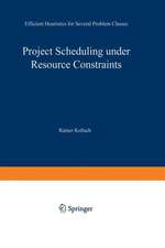 Project Scheduling under Resource Constraints: Efficient Heuristics for Several Problem Classes