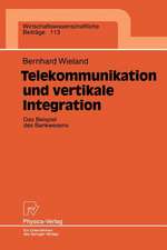 Telekommunikation und vertikale Integration: Das Beispiel des Bankwesens