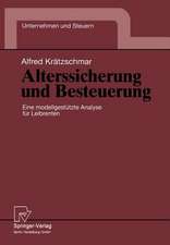 Alterssicherung und Besteuerung