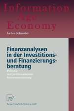 Finanzanalysen in der Investitions- und Finanzierungsberatung: Potential und problemadäquate Systemunterstützung