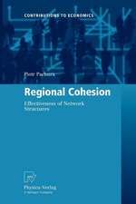 Regional Cohesion: Effectiveness of Network Structures