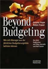 Beyond Budgeting