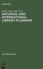 National and international library planning: Key papers presented at the 40th session of the IFLA General Council, Washington, DC, 1974