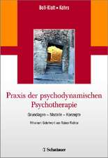 Praxis der psychodynamischen Psychotherapie