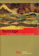 Vdr-Beitrage Zur Erhaltung Von Kunst- Und Kulturgut, Heft 1/2014: Heft 1/2014