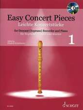 Easy Concert Pieces für Sopran-Blockflöte und Klavier