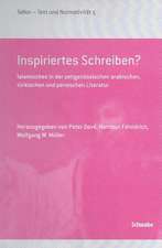 Inspiriertes Schreiben?