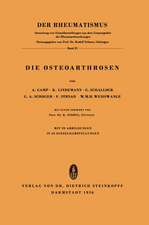 Die Osteoarthrosen