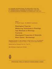 Rheological Theories · Measuring Techniques in Rheology Test Methods in Rheology · Fractures Rheological Properties of Materials · Rheo-Optics · Biorheology