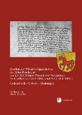 Quellen zur Wirtschaftsgeschichte der Abtei Reichenau aus der Zeit Johann Pfusers von Nordstetten als Großkeller (1450-1464) und Abt (1464-1491)