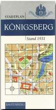 Stadtplan von Königsberg. Stand 1931