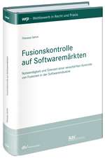 Fusionskontrolle auf Softwaremärkten