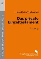 Das private Einzeltestament