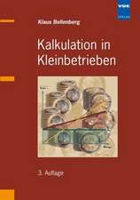 Kalkulation in Kleinbetrieben