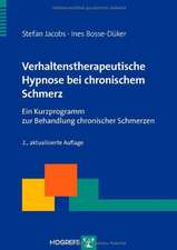 Verhaltenstherapeutische Hypnose bei chronischem Schmerz