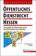 Öffentliches Dienstrecht Hessen