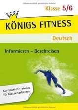 Aufsatz - Informieren: Beschreiben - Wegbeschreibung, Vorgangsbeschreibung, Gegenstandsbeschreibung, Personen- und Tierbeschreibungen, Bildbeschreibung, Bilderfolge und Anleitung.