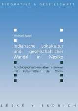 Indianische Lokalkultur und gesellschaftlicher Wandel in Mexiko: Autobiographisch-narrative Interviews mit Kulturmittlern der Otomi