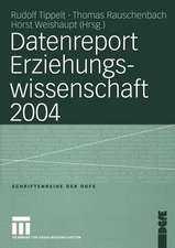 Datenreport Erziehungswissenschaft 2004