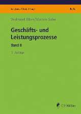 Geschäfts- und Leistungsprozesse II