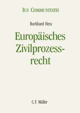 Europäisches Zivilprozessrecht