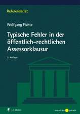 Typische Fehler in der öffentlich-rechtlichen Assessorklausur