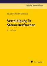 Verteidigung in Steuerstrafsachen