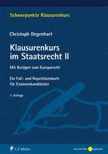 Klausurenkurs im Staatsrecht II