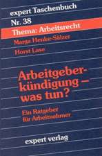 Arbeitgeberkündigung - was tun?