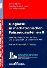 Diagnose in mechatronischen Fahrzeugsystemen II