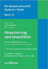 Finanzierung und Investition