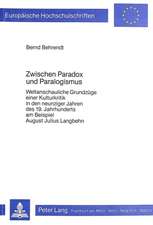 Zwischen Paradox Und Paralogismus